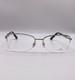 Swarovski Felicia Sw 5140 016 Silver Semi Rim Metal Eyeglasses Frame 54-17-135