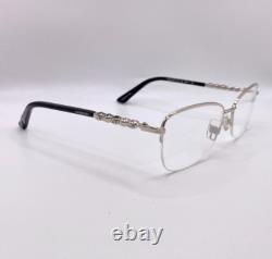 Swarovski Felicia SW 5140 016 Silver Semi Rim Metal Eyeglasses Frame 54-17-135