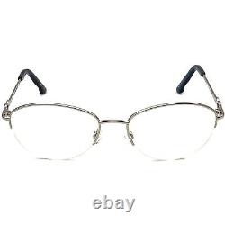 Swarovski Fifi SW 5148 Silver 016 Semi Rim Metal Eyeglasses Frame 53-17-140