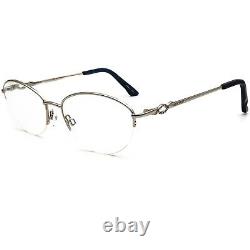Swarovski Fifi SW 5148 Silver 016 Semi Rim Metal Eyeglasses Frame 53-17-140