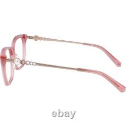 Swarovski SK 5306 072 Pink Crystal Plastic Optical Eyeglasses Frame 52-15-135 RX