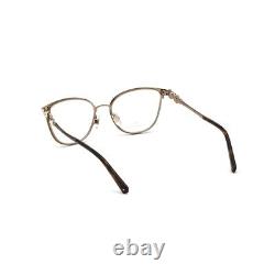 Swarovski SK 5368 049 Brown Cat Eye Metal Optical Eyeglasses Frame 53-17-145 RX