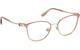 Swarovski Sk 5368 074 Pink Cat Eye Metal Optical Eyeglasses Frame 53-17-145 Rx