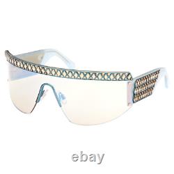 Swarovski SK363 30X Blue/Yellow Shield Half-Rim Sunglasses Frame 145-115