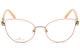 Swarovski Sk5340 072 Pink Big Cat Eye Metal Eyeglasses Frame 56-18-140 Sw5340 Rx