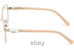 Swarovski SK5340 072 Pink Big Cat Eye Metal Eyeglasses Frame 56-18-140 SW5340 RX