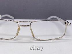 TAG Heuer Eyeglasses Frames men Silver Blue Rectangular Full Rim Th 8001