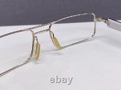 TAG Heuer Eyeglasses Frames men Silver Blue Rectangular Full Rim Th 8001