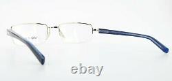 TAG Heuer Glasses Th 8204 003 53 18 140 Silver Blue Black Luxury half-Rim Frame