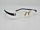 Tag Heuer Th7102 002 Silver Black Rimless Eyeglasses Frame France 52-18-135