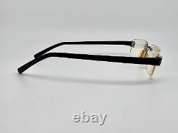 Tag Heuer TH7102 002 Silver Black Rimless Eyeglasses Frame France 52-18-135