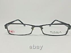 Taka Eyeglasses Frame Full Rim T2630 53-17-140 Pewter GU97