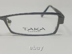 Taka Eyeglasses Frame Full Rim T2630 53-17-140 Pewter GU97