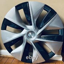 Tesla Model Y OEM 19 Gemini Wheel Cover Rim HUB Caps 2021-2023 (Full Set of 4)