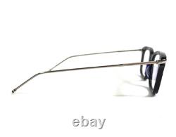 Thom Browne Eyeglasses Frames TB-701-H-NVY-SLV-49 Navy Blue Silver 49-19-150