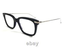 Thom Browne Eyeglasses Frames TB-701-H-NVY-SLV-49 Navy Blue Silver 49-19-150 Thom Browne Eyeglasses Frames TB-701-H-NVY-SLV-49 Navy Blue Silver 49-19-150