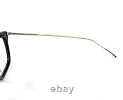 Thom Browne Eyeglasses Frames TB-701-H-NVY-SLV-49 Navy Blue Silver 49-19-150