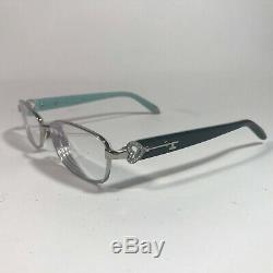 Tiffany & Co. Blue Black Silver Rim Lock Key Eyeglass FRAMES ONLY TF1061-B 6001