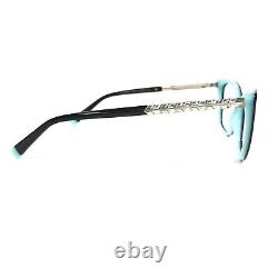 Tiffany & Co. Eyeglasses Frames TF 2208-B 8055 Silver Crystals Cat Eye 52-16-140