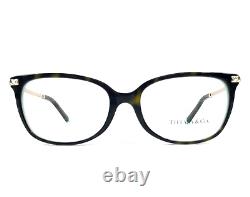 Tiffany & Co. Eyeglasses Frames TF2221 8134 Havana Silver Blue 52-16-140