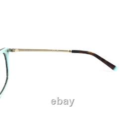 Tiffany & Co. Eyeglasses Frames TF2221 8134 Havana Silver Blue 52-16-140