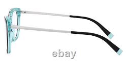 Tiffany & Co Eyeglasses TF2186 8274 Black Silver Full Rim Frames 50MM RX-ABLE