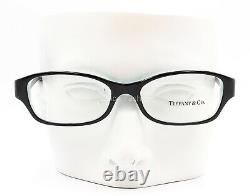 Tiffany & Co TF 2041B 8055 Eyeglasses Glasses Black on Blue with Silver Charm 54mm