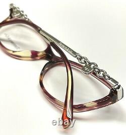 Tiffany & Co TF 2063 8081 Eyeglasses Glasses Crystal Purple Havana & Silver 54mm