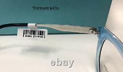 Tiffany & Co TF2180 8274 Crystal Blue / Black Butterfly Eyeglass RX Frame NWT