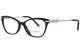 Tiffany & Co. Tf2219b 8001 Eyeglasses Frame Women's Black/silver Full Rim 52mm