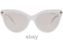 Tiffany & Co. TF4182 83416M Sunglasses Women's Opal Grey/Light Blue Mirror 55mm