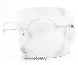 Tiffany Half Rim Sunglasses Frame Eyeglasses TF3082 Glasses Shiny Silver withcase
