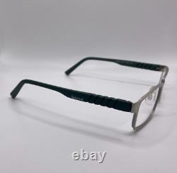 Timberland TB1256 017 Silver Green Optical Metal Eyeglasses Frame 53-17-140 1256