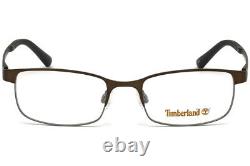 Timberland TB1348 048 Brown Silver Optical Metal Eyeglasses Frame 53-19-140 1348