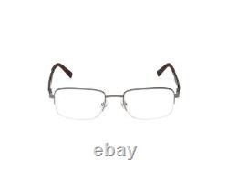 Timberland TB1787 006 Silver Metal Semi Rim Optical Eyeglasses Frame 54-20-145