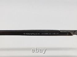 Titanflex Eschenbach 820699 37 Silbe4 half Rim Wood Look 56-19 Large + Case