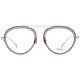 Tod's To 5211 072 Purple Silver Plastic Aviator Eyeglasses Frame 52-21-140
