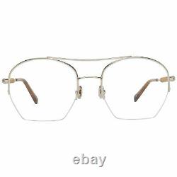Tod's TO 5212 Women Silver Optical Frame Metal Plastic Half Rim Casual Eyewears