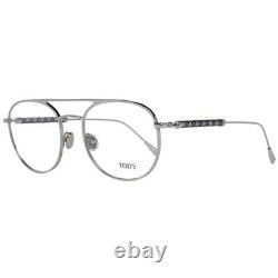 Tod's TO5229 016 Silver Aviator Metal Optical Eyeglasses Frame 55-20-145 5229 RX