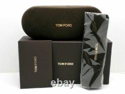 Tom Ford 5666 026 Crystal Palladium Eyeglasses Authentic Frames Blue Block Lens