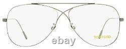 Tom Ford Criss-Cross Eyeglasses TF5531 014 Ruthenium 56mm 5531