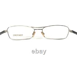 Tom Ford Eyeglasses Frames TF5024 751 Black Silver Rectangle Wire Rim 52-16-130