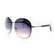 Tom Ford Ft0394 15b Full Rim Silver Withblack Arms Round Women Sunglasses
