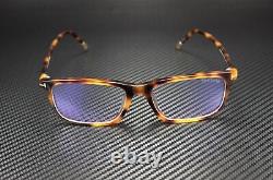 Tom Ford FT5646-D-B 053 Havana Rose Gold Clear Plastic 57 mm Men's Eyeglasses