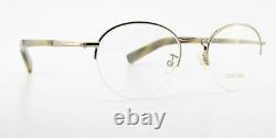 Tom Ford Glasses Tf 5334 034 50-21 150 Silver Metal half-Rim Frame Italy+Case