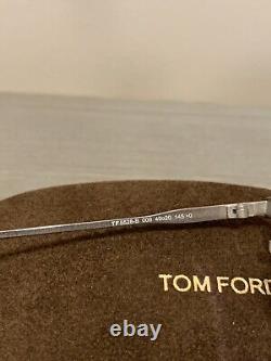 Tom Ford Round Metal Eyeglasses TF 5528-B 009 49-20 Silver