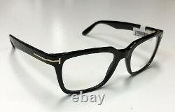 Tom Ford TF 5304 Shiny Black 001 Full Rim Silver'T' Logo Eyeglass / RX Frame