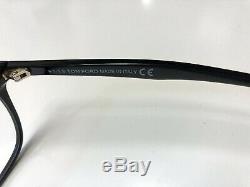 Tom Ford TF 5505-F Shiny Black 001 Full Rim Silver'T' Logo Eyeglass / RX Frame