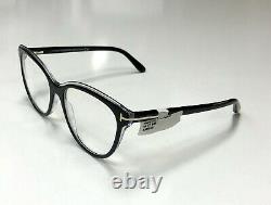 Tom Ford TF 5618 Shiny Black 001 Full Rim Silver'T' Logo Eyeglass RX Frame NWT