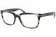 Tom Ford Tf5304 093 Eyeglasses Men's Shiny Striped Grey Optical Frame 54mm